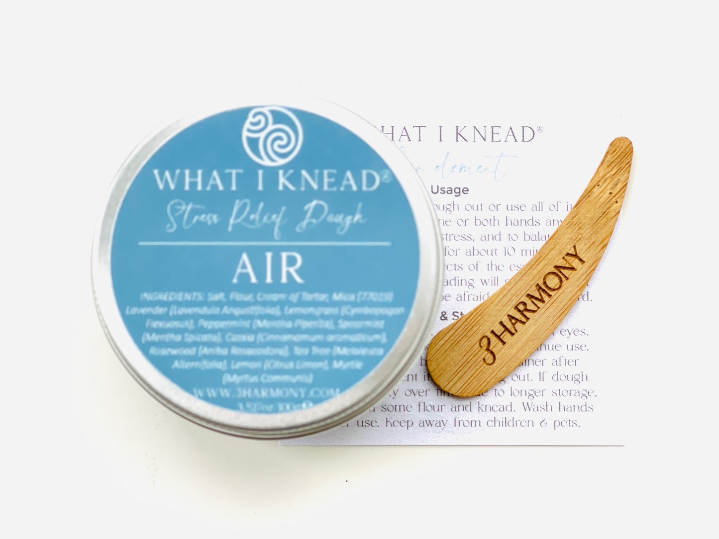 4 Elements Stress Relief Dough AIR What I Knead self care mindfulness relaxation tool thank you friend coworker birthday gift box