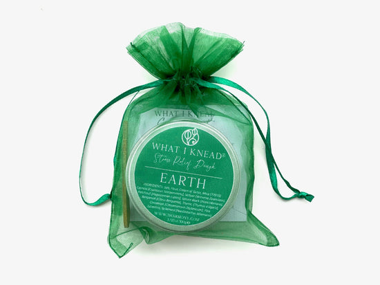 4 Elements Stress Relief Dough EARTH What I Knead self care mindfulness relaxation tool thank you co worker friend birthday gift