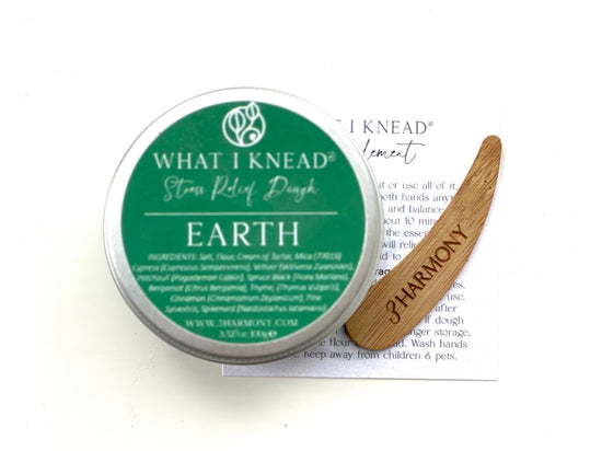4 Elements Stress Relief Dough EARTH What I Knead self care mindfulness relaxation tool thank you co worker friend birthday gift