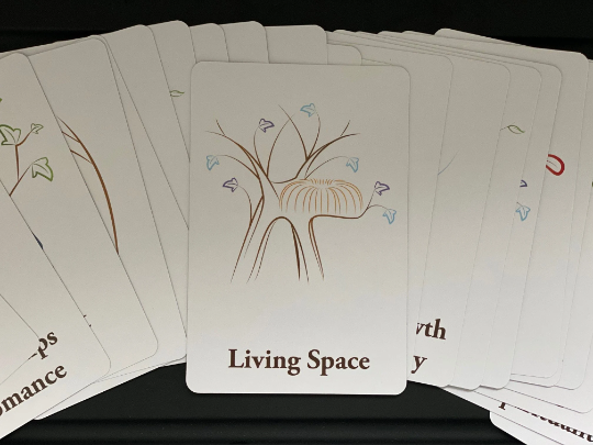 Self discovery Wheel of Life card deck