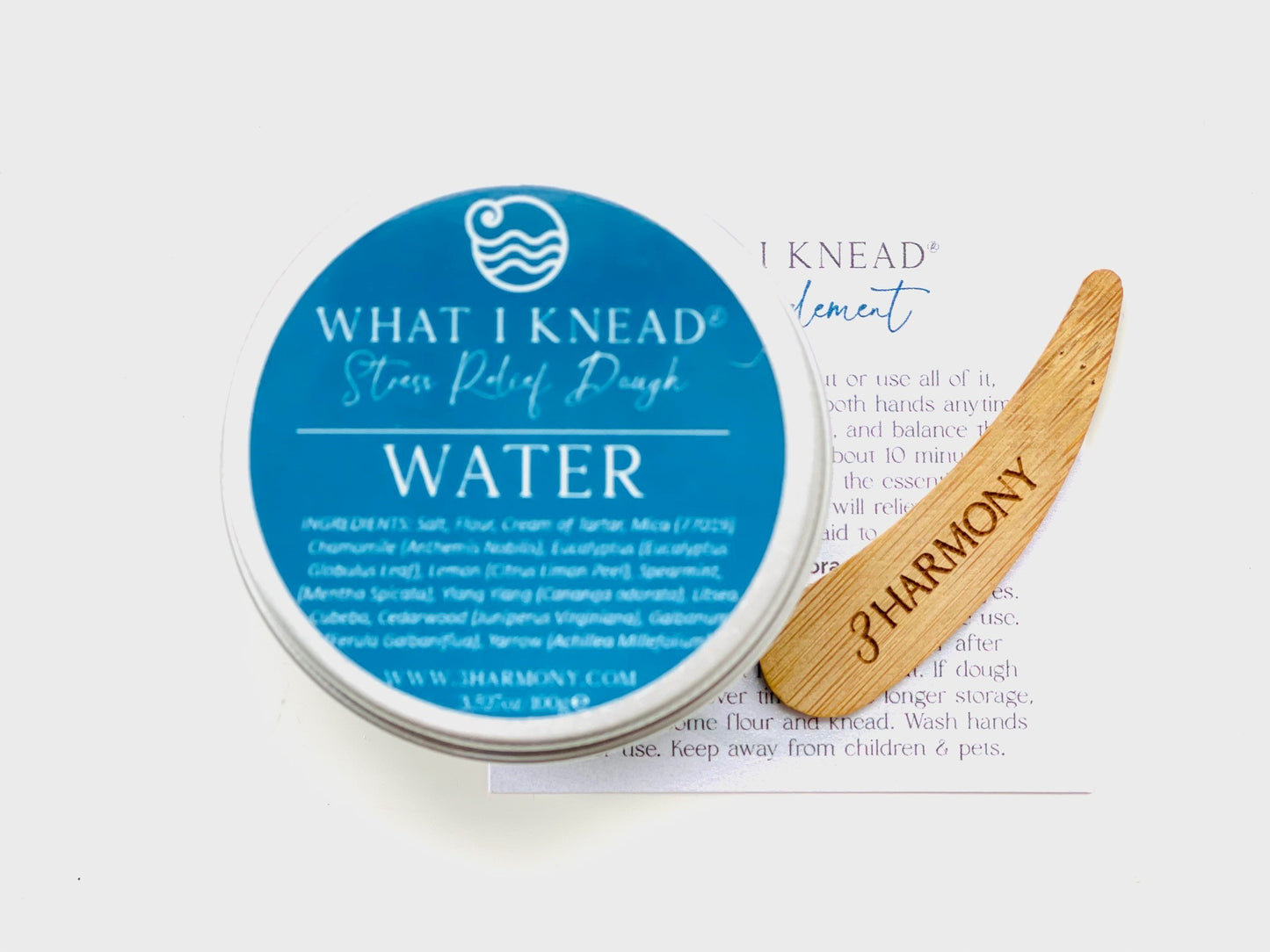 4 Elements Stress Relief Dough WATER What I Knead self care mindfulness relaxation tool thank you friend coworker birthday gift