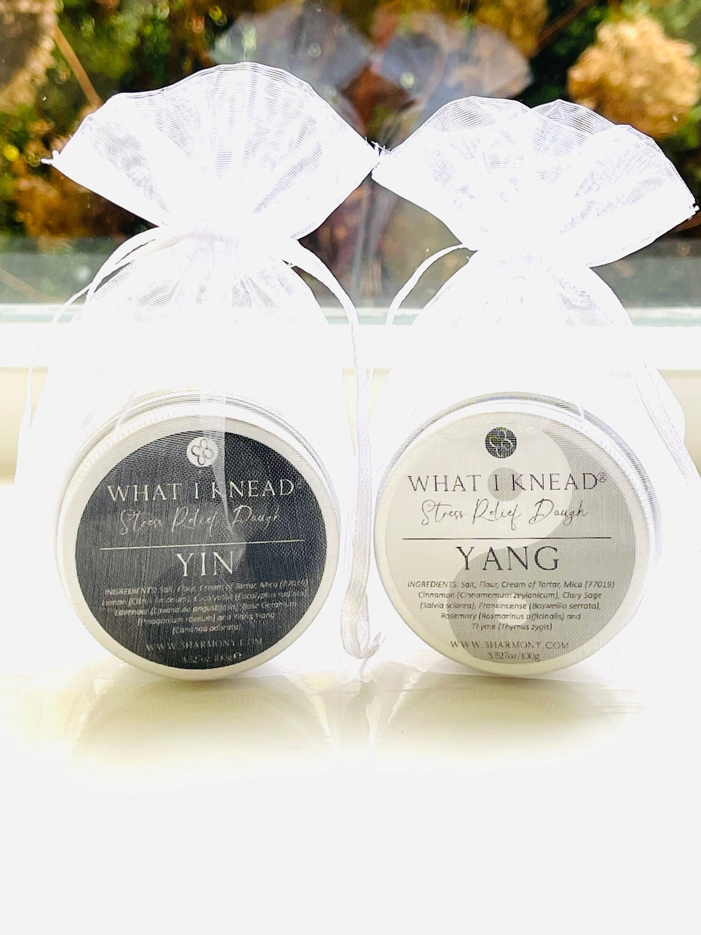 What I Knead® to be in Harmony - Yin Yang Stress Relief AromaTherapy Dough