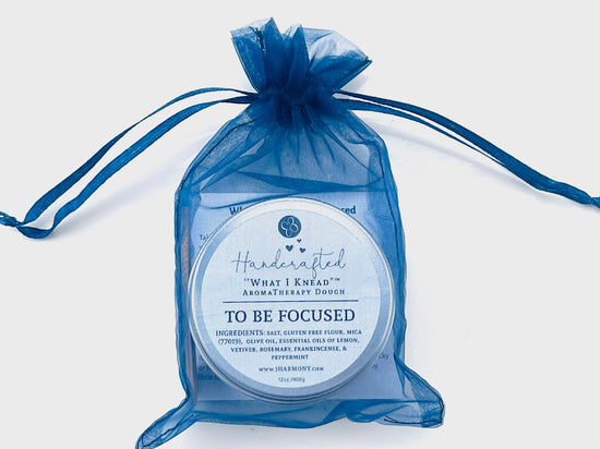 'What I Knead® To Be Focused Stress Relief AromaTherapy Dough with journaling questions & audio meditation