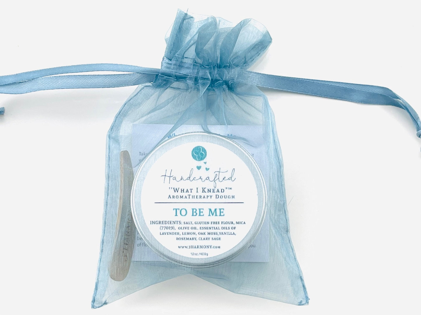 'What I Knead® To Be Me' Stress Relief AromaTherapy Dough with journaling questions & audio meditation