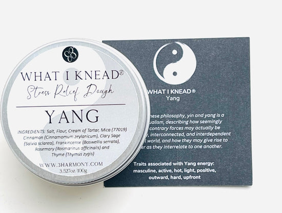 What I Knead® to be in Harmony - Yin Yang Stress Relief AromaTherapy Dough