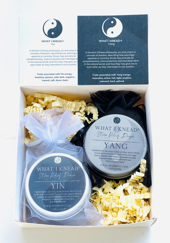 What I Knead® to be in Harmony - Yin Yang Stress Relief AromaTherapy Dough