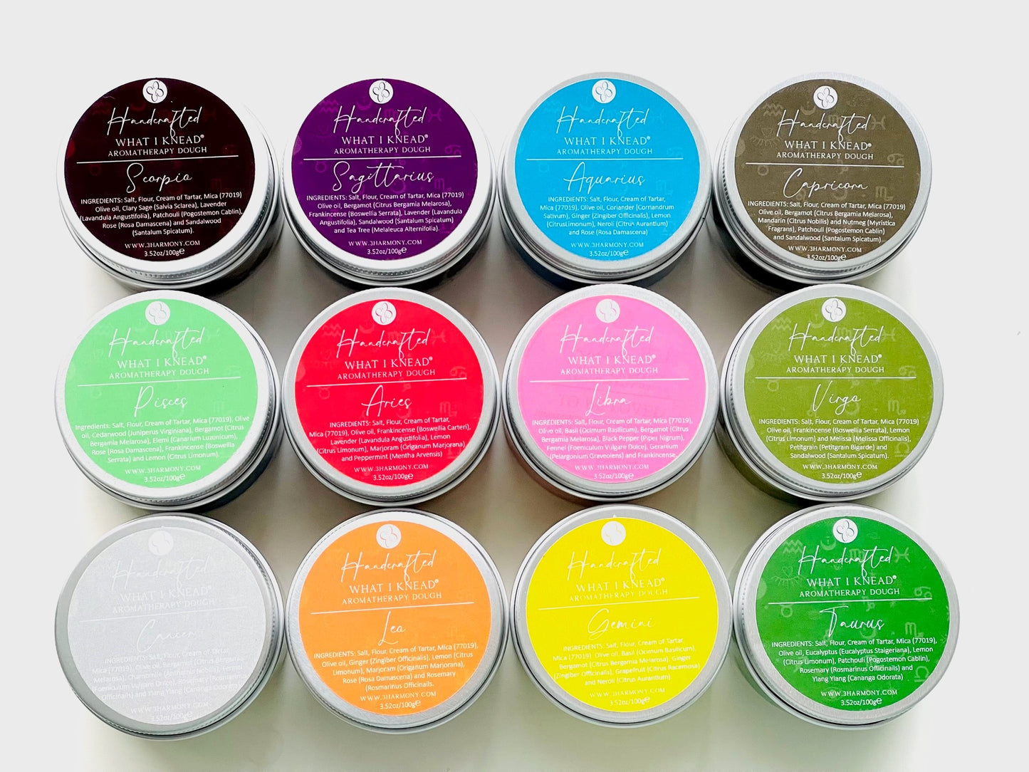 Zodiac Therapy Dough AQUARIUS What I Knead® Stress Relief AromaTherapy Dough