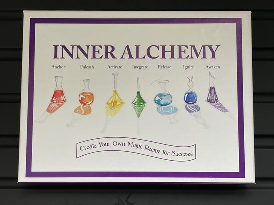 Self-discovery Card deck - Inner Alchemy self development tool personal & spiritual self care chakra inquiry cards