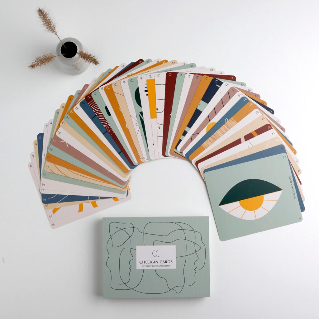 Check-in cards - conversation with yourself