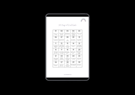 Digital Gratitude journal for daily inspiration, gratitude journal for iPad | Mindfulness Journal | Self Care journal for daily inspiration