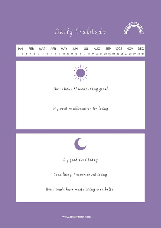 Digital Gratitude journal for daily inspiration, gratitude journal for iPad | Mindfulness Journal | Self Care journal for daily inspiration