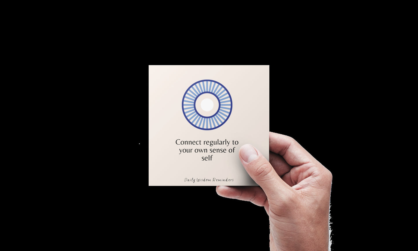 Digital Daily Wisdom Reminders Poster, daily inspiration card deck, self care therapy tool, affirmation deck, intention tool, mental health