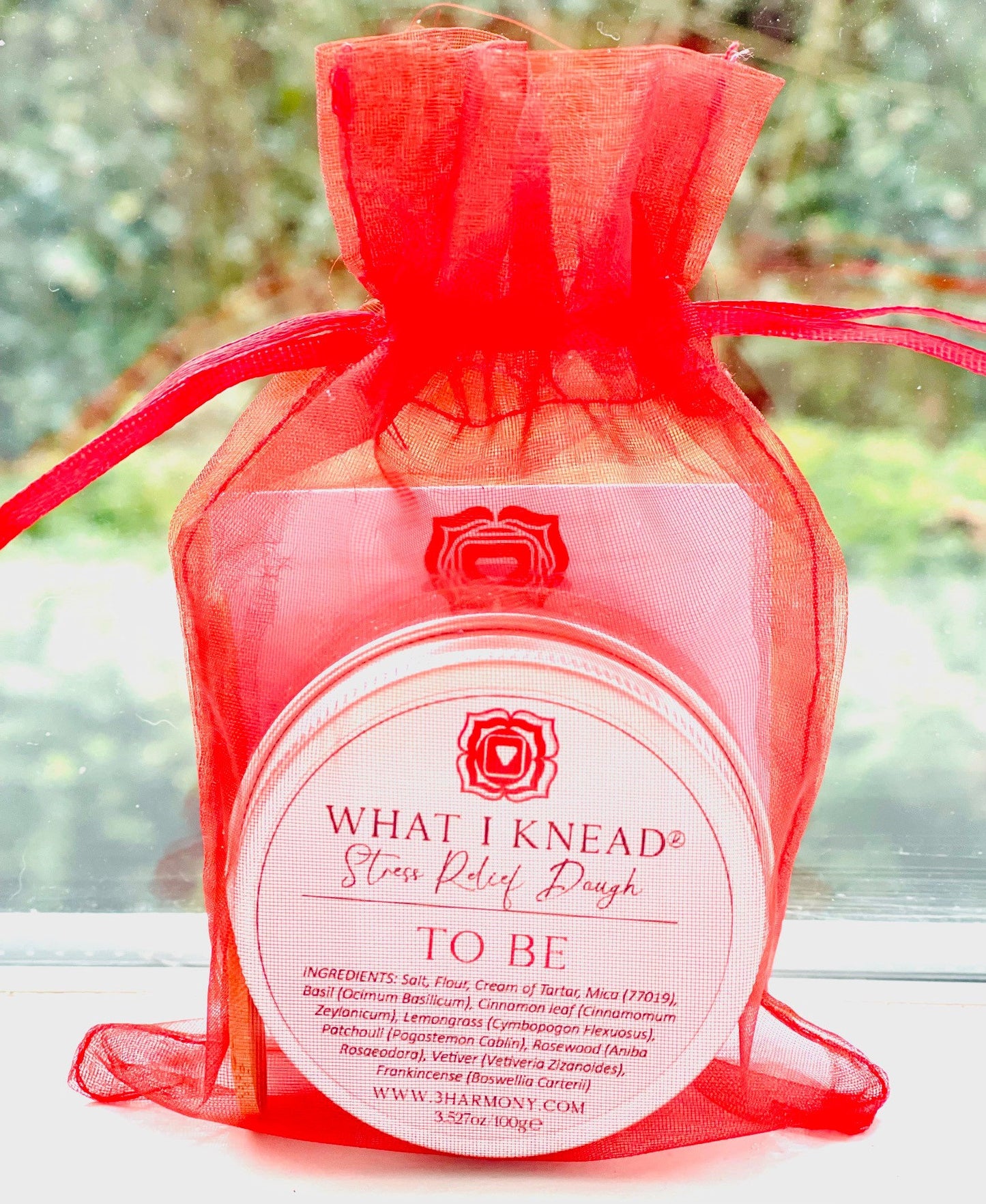 What I Knead to Be Root Chakra AromaTherapy Dough Muladhara Balancing Meditation tool Yoga self spiritual self care gift with card