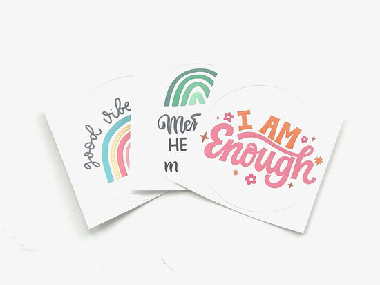 Mental Health Messages Self Care affirmations What I Knead Stress Relief Dough w/matching sticker - bundle of 4 w/choice of scent, message