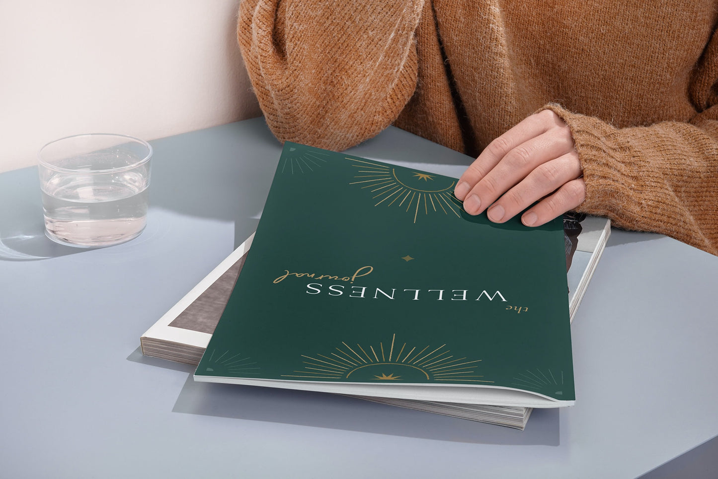 Digital Wellness Journal Workbook tracker for wellbeing self care stress reduction affirmations happiness build self confidence boost your mood