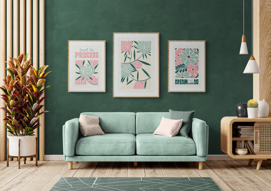 Set of 6 Therapy Home office art decor, Digital print bundle, Counseling posters, Mental health wall art, Positive Messages,  art gift set