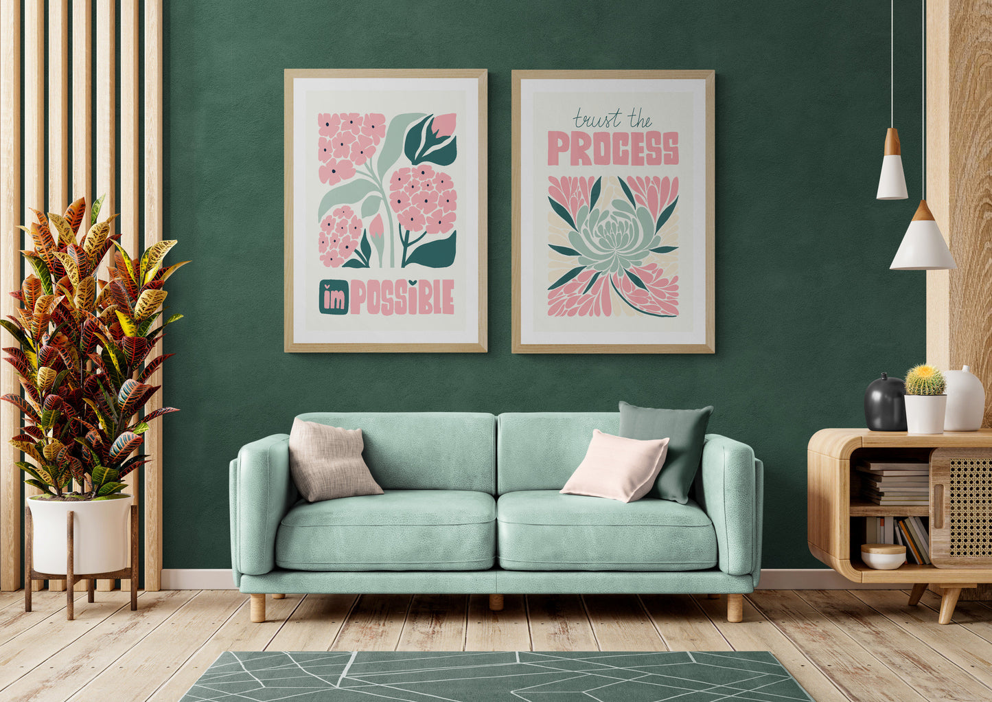 Set of 6 Therapy Home office art decor, Digital print bundle, Counseling posters, Mental health wall art, Positive Messages,  art gift set