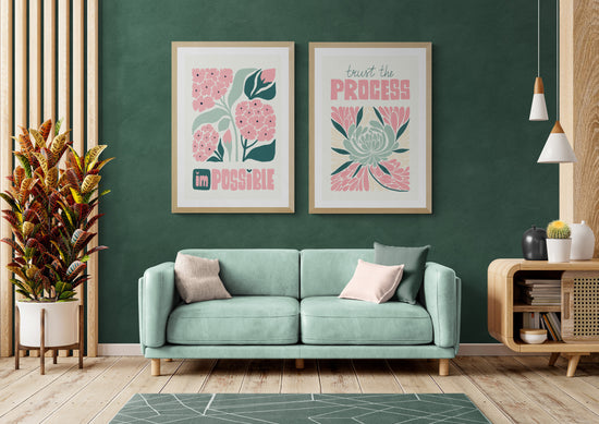 Set of 6 Therapy Home office art decor, Digital print bundle, Counseling posters, Mental health wall art, Positive Messages,  art gift set