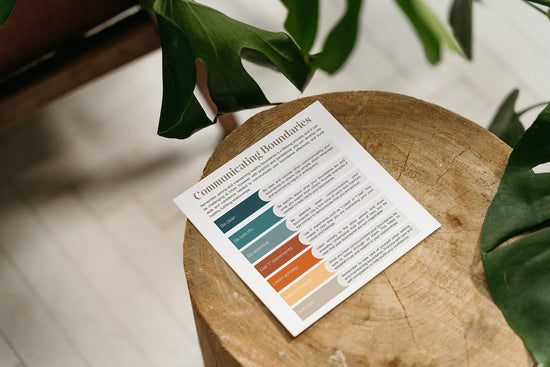Personal Boundaries Poster Bundle | Relationship Skills Cards | Therapy Office Decor | Mental Health | Burnout Prevention | Self Care