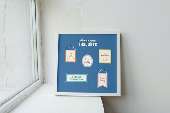 Bundle of 48 Positive Messages Cards | Mental Health Resources | Self Care Reminder Cards | Affirmation Cards | Therapy Tools